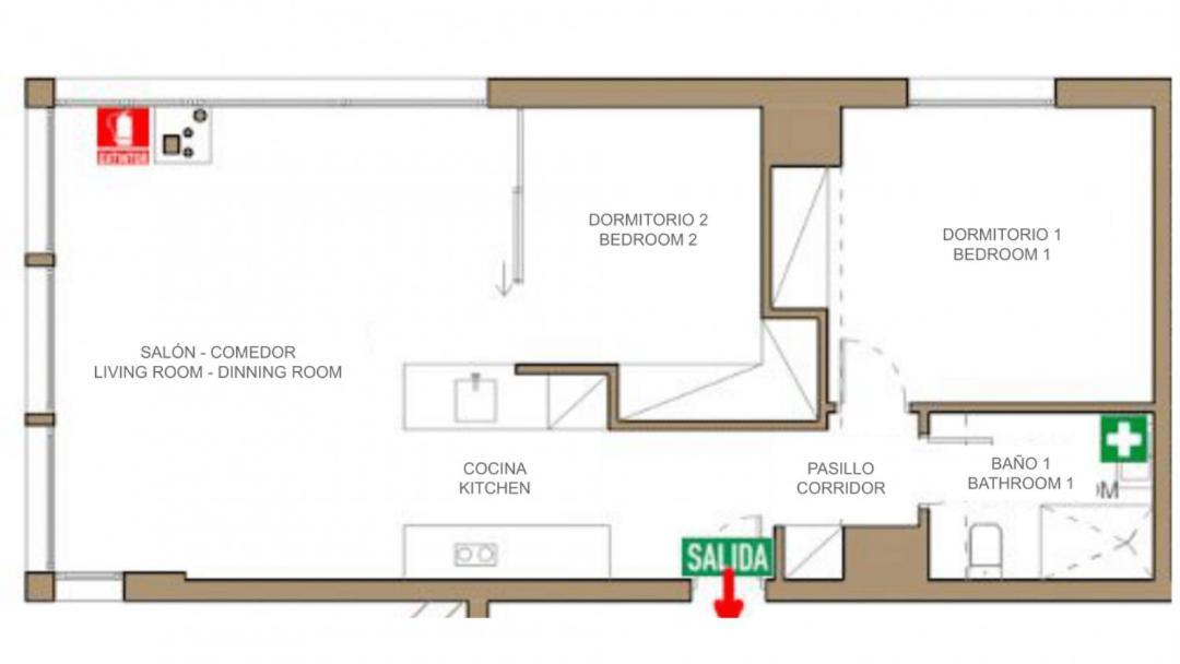 2 Bedrooms 1 Bathroom Furnished - Justicia - Incredible Views - Mintystay Μαδρίτη Εξωτερικό φωτογραφία